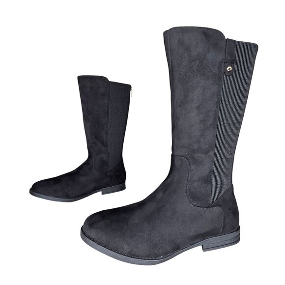 Kenneth Cole Reaction Other - Kenneth Cole Big Girls' Kelly Stretch Black Boots